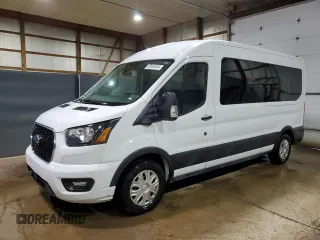 2023 Ford Transit Passenger XL with VIN 1FBAX2C85PKA93789, listed as a Copart auction lot 82843244 with 57,956 mi miles and Clean Title. Bid and sale history available at carsss.com. Image 1.