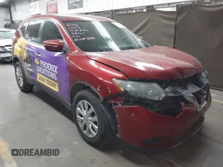 2015 Nissan Rogue S with VIN KNMAT2MT3FP559361, listed as a IAAI auction lot 41983856 with 152,866 mi miles and . Bid and sale history available at DreamBid. Image 1.