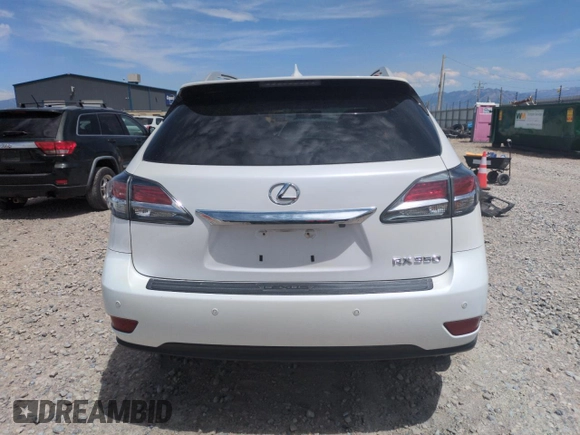 2015 Lexus RX 350 with VIN 2T2BK1BA8FC337072, listed as a Copart auction lot 61939955 with 55,499 mi miles and Salvage title. Bid and sale history available at DreamBid. Image 6.