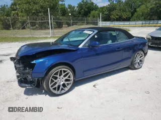 2013 Audi A5 Premium Plus with VIN WAULFAFH5DN007840, listed as a Copart auction lot 53342635 with 84,957 mi miles and Clean Title. Bid and sale history available at carsss.com. Image 1.