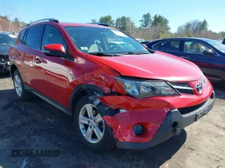 2013 Toyota RAV4 XLE with VIN JTMRFREV8DD014080, listed as a IAAI auction lot 41996609 with 174,666 mi miles. Bid and sale history available at carsss.com. Image 1.