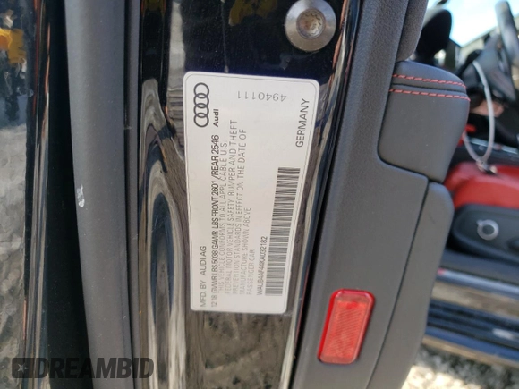 2019 Audi S4 Premium Plus z VIN WAUB4AF44KA032182, wystawiony jako Copart lot #45534465 z przebiegiem 75 742 mil mil oraz Szkody całkowita. Historia ofert i sprzedaży dostępna na DreamBid. Obrazek 12.