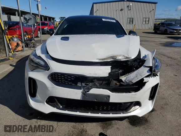 2022 Kia Stinger GT1 with VIN KNAE45LC0N6107838, listed as a Copart auction lot 49623675 with 42,338 mi miles and Salvage Title. Bid and sale history available at DreamBid. Image 5.