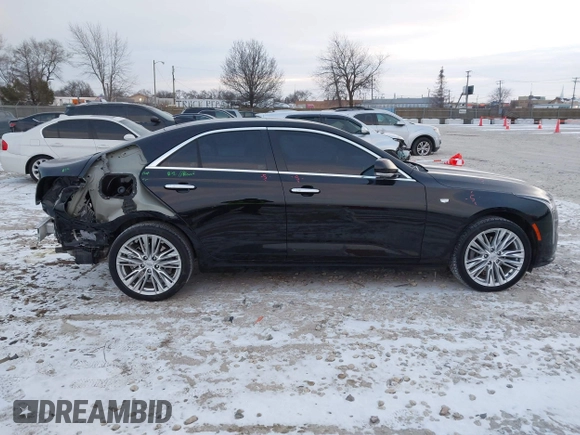 2023 Cadillac CT4 Premium Luxury with VIN 1G6DF5RK1P0108920, listed as a IAAI auction lot 41412309 with 14,113 mi miles and . Bid and sale history available at DreamBid. Image 13.