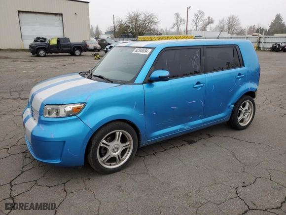 2008 Scion xB with VIN JTLKE50E681024901, listed as a Copart auction lot 48933305 with 144,778 mi miles and Salvage Title. Bid and sale history available at carsss.com. Image 1.