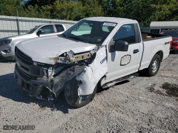 2018 Ford F-150 XL with VIN 1FTMF1EB7JKD31003, listed as a Copart auction lot 69583394 with 45,856 mi miles and Salvage Title. Bid and sale history available at carsss.com. Image 1.