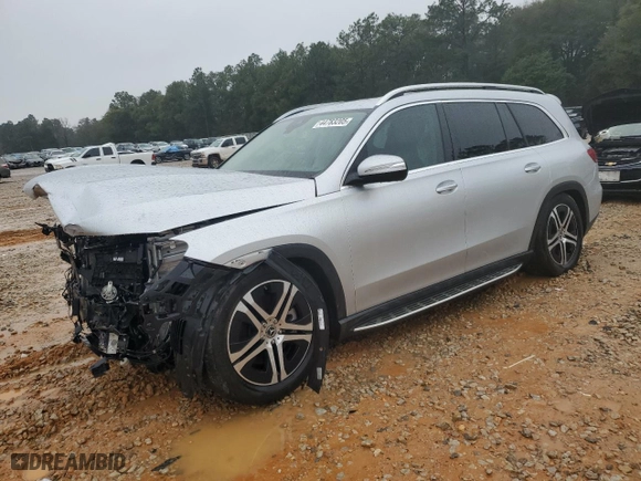 2020 Mercedes-Benz GLS with VIN 4JGFF5KE7LA177346, listed as a Copart auction lot 44783205 with 69,984 mi miles and Salvage Title. Bid and sale history available at carsss.com. Image 1.