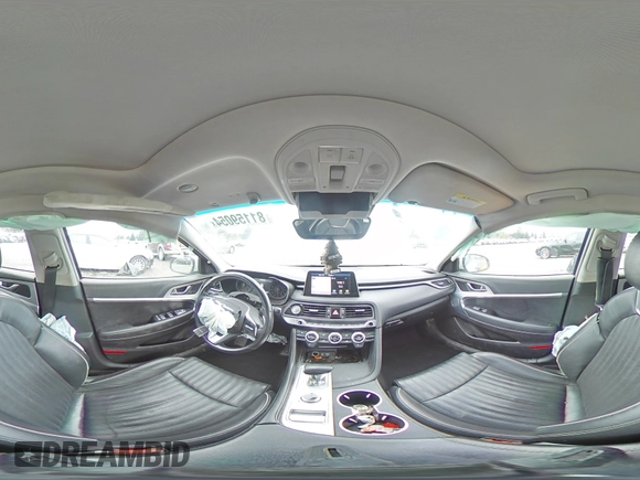 2019 Genesis G70 Advanced with VIN KMTG34LA5KU026138, listed as a Copart auction lot 81159054 with 99,964 mi miles and Salvage Title. Bid and sale history available at DreamBid. Image 13.