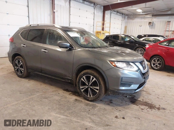 2019 Nissan Rogue SV with VIN JN8AT2MV0KW385450, listed as a IAAI auction lot 41724976 with 75,345 mi miles. Bid and sale history available at carsss.com. Image 1.