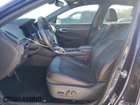 2021 Hyundai Sonata SEL Plus with VIN 5NPEJ4J27MH133132, listed as a Copart auction lot 50232035 with 88,306 mi miles and Salvage Title. Bid and sale history available at DreamBid. Image 7.
