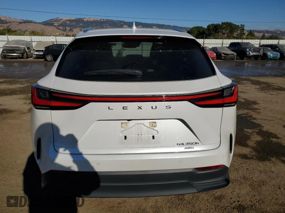 2023 Lexus NX 350h Luxury with VIN JTJHKCEZ1P5008530, listed as a Copart auction lot 77822014 with 32,615 mi miles and Salvage Title. Bid and sale history available at DreamBid. Image 6.