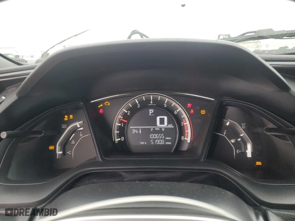 2016 Honda Civic Coupe LX-P with VIN 2HGFC4B06GH306228, listed as a Copart auction lot 48019495 with 100,655 mi miles and Salvage Title. Bid and sale history available at carsss.com. Image 9.