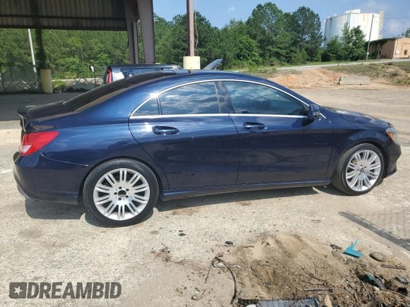 2018 Mercedes-Benz CLA 250 with VIN WDDSJ4EB2JN553198, listed as a Copart auction lot 59748895 with 133,215 mi miles and Clean title. Bid and sale history available at DreamBid. Image 3.