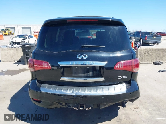 2015 Infiniti QX80 with VIN JN8AZ2NF5F9574668, listed as a IAAI auction lot 41777456 with 131,606 mi miles. Bid and sale history available at carsss.com. Image 17.