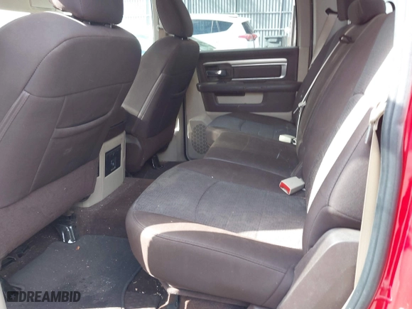2017 Ram 1500 Big Horn with VIN 1C6RR7LM9HS878313, listed as a IAAI auction lot 41742527 with 122,695 mi miles. Bid and sale history available at carsss.com. Image 8.