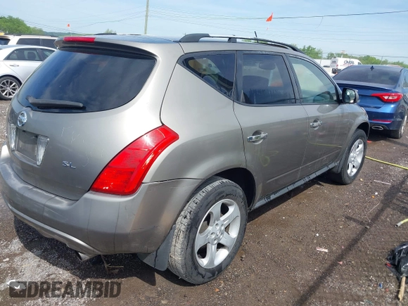 2003 Nissan Murano SL with VIN JN8AZ08T03W123375, listed as a IAAI auction lot 42084133 with 210,069 mi miles and . Bid and sale history available at DreamBid. Image 4.