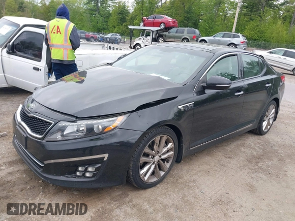 2015 Kia Optima SX Turbo with VIN 5XXGR4A69FG365072, listed as a IAAI auction lot 42295872 with 121,269 mi miles and . Bid and sale history available at DreamBid. Image 18.