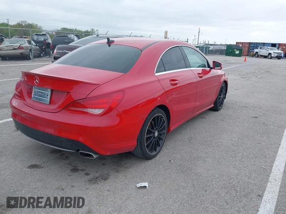 2014 Mercedes-Benz CLA 250 with VIN WDDSJ4EB3EN152779, listed as a IAAI auction lot 42068456 with Not provided miles and . Bid and sale history available at DreamBid. Image 4.
