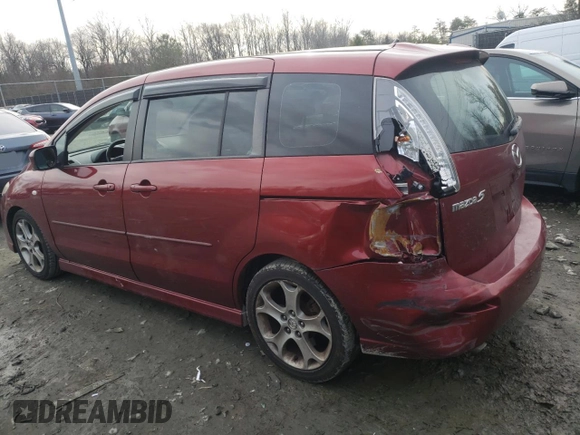 2009 Mazda 5 Touring with VIN JM1CR293290347354, listed as a Copart auction lot 87063354 with 137,808 mi miles and Salvage Title. Bid and sale history available at carsss.com. Image 2.