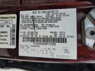 2017 Ford Fusion SE with VIN 3FA6P0HD0HR272420, listed as a Copart auction lot 55438055 with 131,258 mi miles and Clean Title. Bid and sale history available at carsss.com. Image 12.