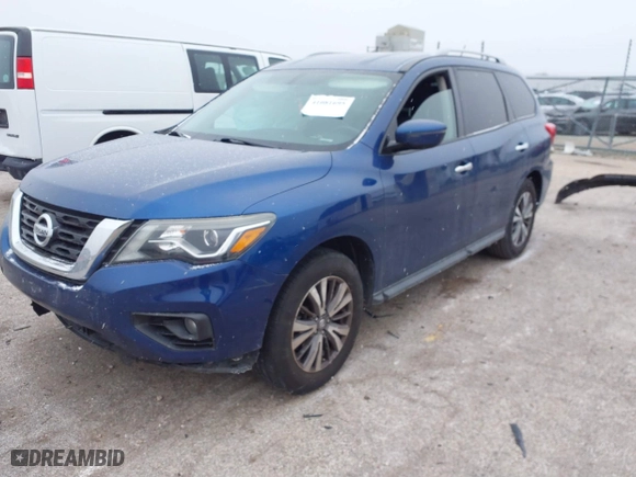 2017 Nissan Pathfinder SV with VIN 5N1DR2MN4HC671184, listed as a IAAI auction lot 41081695 with 86,463 mi miles. Bid and sale history available at carsss.com. Image 19.