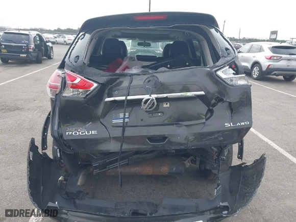 2016 Nissan Rogue SV with VIN 5N1AT2MV4GC877592, listed as a IAAI auction lot 41791451 with 84,385 mi miles. Bid and sale history available at carsss.com. Image 17.