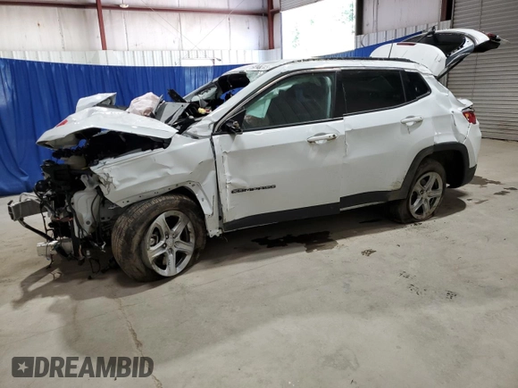2024 Jeep Compass Latitude with VIN 3C4NJDBN8RT598891, listed as a Copart auction lot 59127935 with Not provided miles and Non repairable. Bid and sale history available at DreamBid. Image 1.