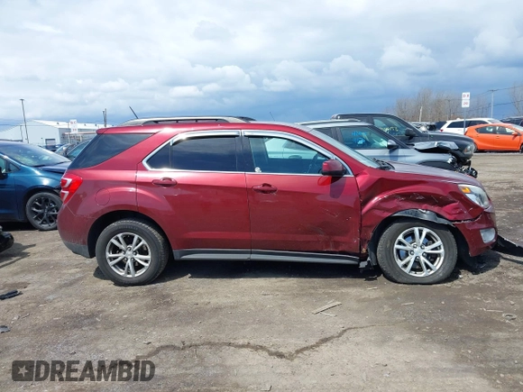 2017 Chevrolet Equinox LT with VIN 2GNALCEK5H1601189, listed as a IAAI auction lot 42038012 with 91,834 mi miles. Bid and sale history available at carsss.com. Image 13.