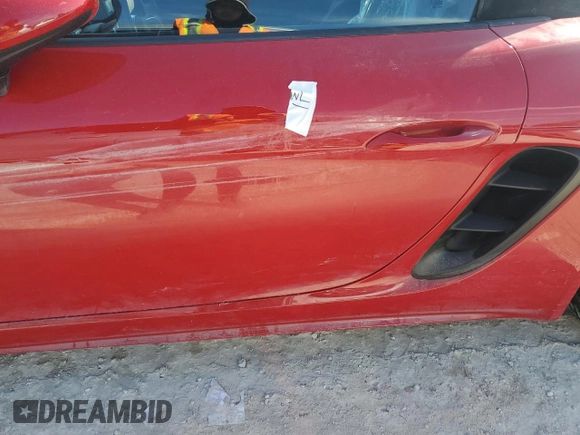 2017 Porsche 718 Boxster z VIN WP0CA2A86HS221306, wystawiony jako Copart lot #76144334 z przebiegiem Nie podano mil oraz Nie do naprawy. Historia ofert i sprzedaży dostępna na DreamBid. Obrazek 12.