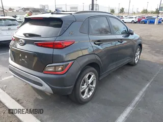 2022 Hyundai Kona SEL with VIN KM8K62AB6NU766779, listed as a IAAI auction lot 41889147 with 39,371 mi miles and . Bid and sale history available at DreamBid. Image 4.