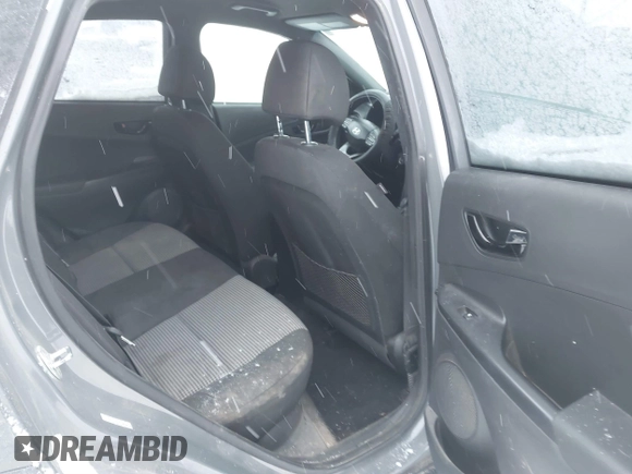 2021 Hyundai Kona Night Edition with VIN KM8K6CA59MU710026, listed as a IAAI auction lot 41266327 with 67,860 mi miles and . Bid and sale history available at DreamBid. Image 8.