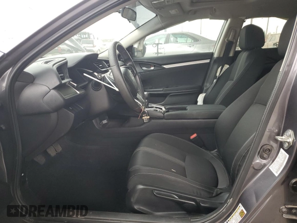 2017 Honda Civic EX-T with VIN 19XFC1E35HE025781, listed as a Copart auction lot 86447594 with Not Provided miles and Salvage Title. Bid and sale history available at DreamBid. Image 7.