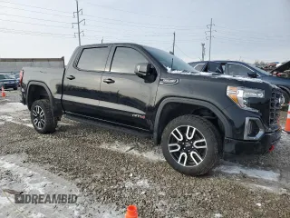 2022 GMC Sierra 1500 Limited AT4 with VIN 3GTP9EEL6NG151500, listed as a Copart auction lot 45860865 with 45,763 mi miles and Salvage Title. Bid and sale history available at carsss.com. Image 4.