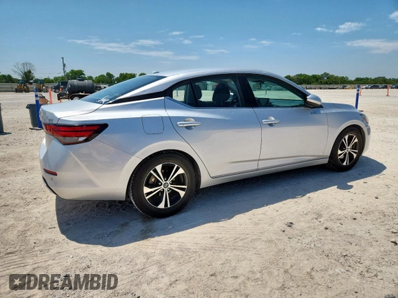 2021 Nissan Sentra SV with VIN 3N1AB8CVXMY223147, listed as a Copart auction lot 60263515 with 70,760 mi miles and Clean title. Bid and sale history available at DreamBid. Image 3.