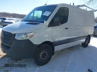 2023 Mercedes-Benz Sprinter Cargo with VIN W1Y4KBHY5PT132726, listed as a IAAI auction lot 41543207 with 23,052 mi miles and . Bid and sale history available at carsss.com. Image 17.