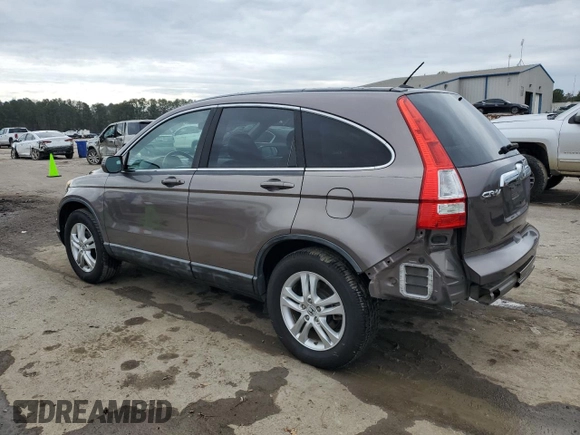 2011 Honda CR-V EX-L with VIN 5J6RE3H70BL039761, listed as a Copart auction lot 42947185 with 64,187 mi miles and Salvage Title. Bid and sale history available at carsss.com. Image 2.