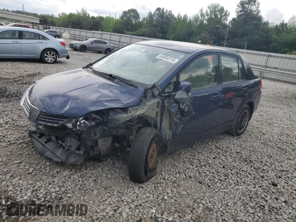 2009 Nissan Versa S with VIN 3N1BC11E19L433572, listed as a Copart auction lot 54084215 with 144,178 mi miles and Salvage title. Bid and sale history available at DreamBid. Image 1.