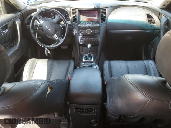 2013 Infiniti FX with VIN JN8CS1MU0DM141129, listed as a Copart auction lot 51896075 with 92,927 mi miles and Salvage Title. Bid and sale history available at carsss.com. Image 8.