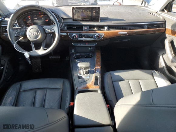 2019 Audi A4 Premium Plus with VIN WAUENAF47KA103207, listed as a Copart auction lot 47770315 with 38,371 mi miles and Salvage Title. Bid and sale history available at carsss.com. Image 8.