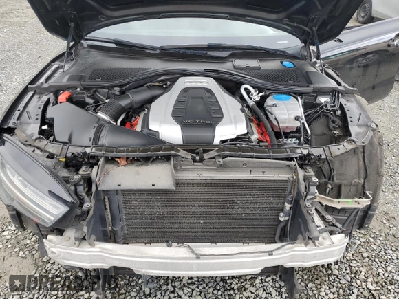 2016 Audi A7 3.0 Premium Plus with VIN WAUWGAFC6GN017375, listed as a Copart auction lot 51098755 with 124,704 mi miles and Salvage Title. Bid and sale history available at carsss.com. Image 11.