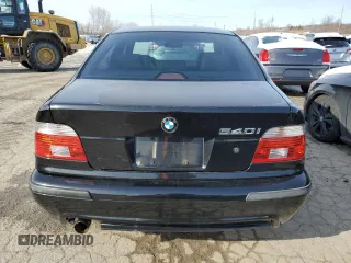 2003 BMW 5 Series 540iA with VIN WBADN63493GN88607, listed as a Copart auction lot 87657055 with 134,053 mi miles and Salvage Title. Bid and sale history available at carsss.com. Image 6.