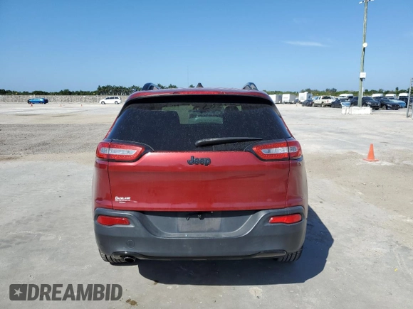 2017 Jeep Cherokee Altitude with VIN 1C4PJLAB6HW559977, listed as a Copart auction lot 48045115 with 126,367 mi miles and Salvage title. Bid and sale history available at DreamBid. Image 6.