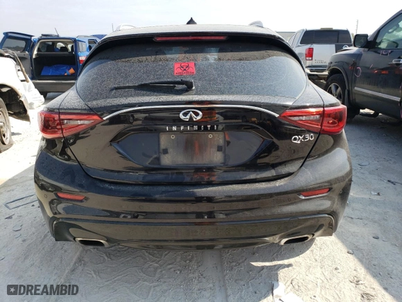2018 Infiniti QX30 ESSENTIAL with VIN SJKCH5CP9JA041019, listed as a Copart auction lot 67820763 with 66,601 mi miles. Bid and sale history available at carsss.com. Image 6.