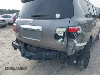 2018 Nissan Armada Platinum with VIN JN8AY2NF7J9331679, listed as a IAAI auction lot 41270116 with 115,433 mi miles. Bid and sale history available at carsss.com. Image 6.