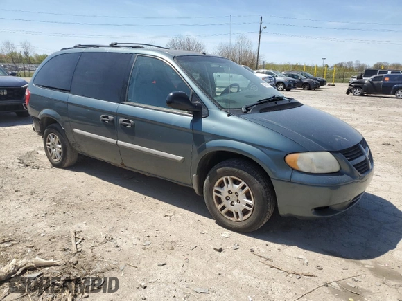 2006 Dodge Grand Caravan SE with VIN 1D4GP24R06B688080, listed as a Copart auction lot 52674335 with 193,521 mi miles and Salvage Title. Bid and sale history available at DreamBid. Image 4.