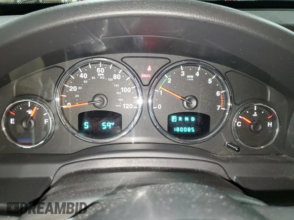 2012 Jeep Liberty Sport with VIN 1C4PJMAK1CW171926, listed as a Copart auction lot 83310004 with 180,085 mi miles and Salvage Title. Bid and sale history available at carsss.com. Image 9.