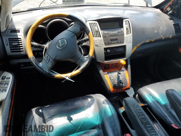 2005 Lexus RX 330 with VIN 2T2HA31U75C051880, listed as a Copart auction lot 53996314 with 224,231 mi miles and Salvage Title. Bid and sale history available at carsss.com. Image 8.