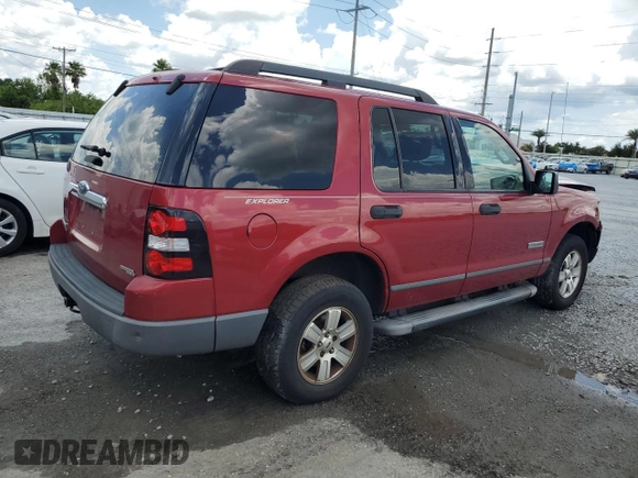 2006 Ford Explorer XLS with VIN 1FMEU62E46UA82351, listed as a Copart auction lot 62158805 with 166,860 mi miles and Salvage title. Bid and sale history available at DreamBid. Image 3.