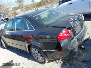 2008 Audi A4 2.0T with VIN WAUDF78E28A134584, listed as a IAAI auction lot 41300123 with 84,148 mi miles. Bid and sale history available at carsss.com. Image 3.