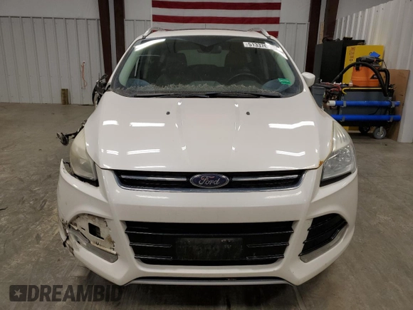 2014 Ford Escape Titanium with VIN 1FMCU9JX1EUD40870, listed as a Copart auction lot 51337695 with 163,210 mi miles and Salvage Title. Bid and sale history available at DreamBid. Image 5.